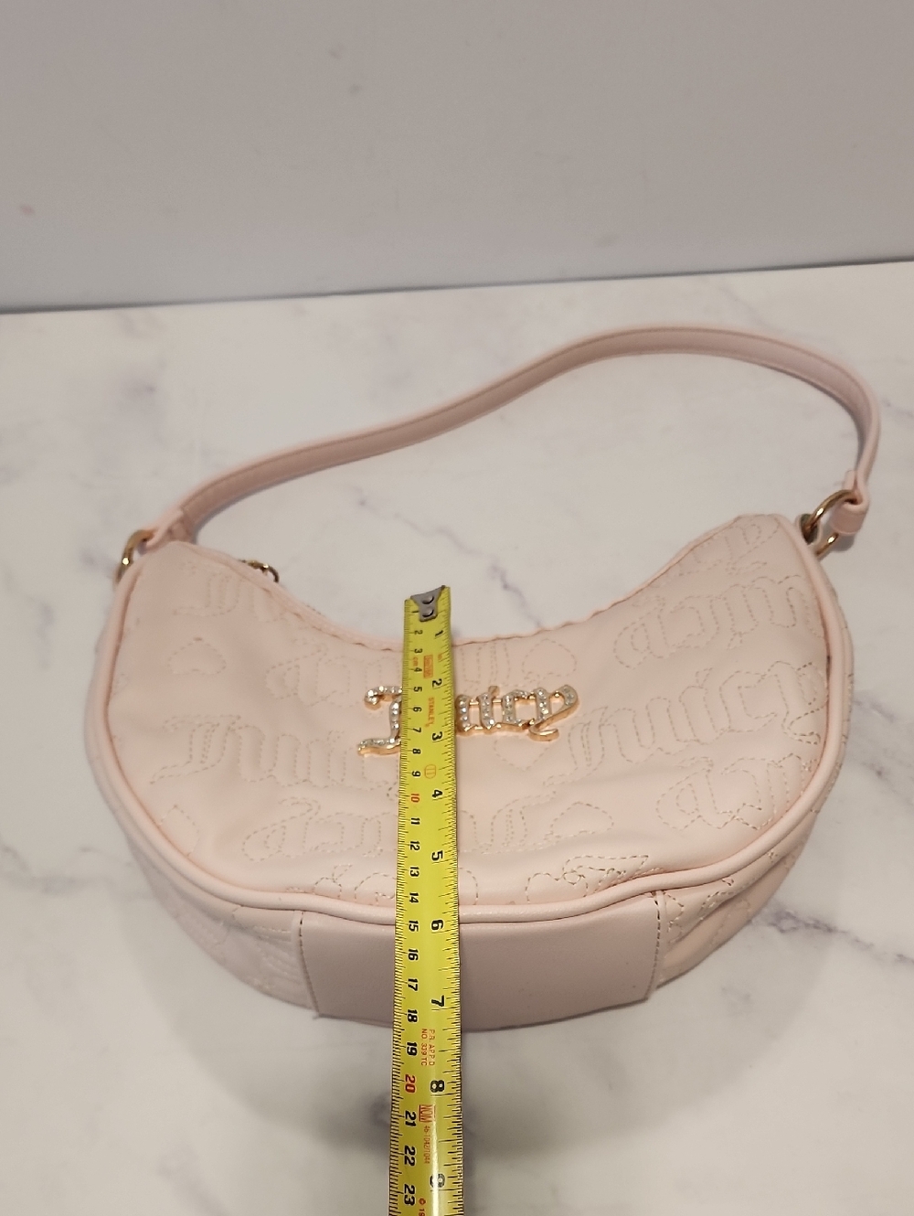 Juicy Couture Pale Pink Small Shoulder Bag - Picture 6 of 9